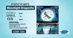 dragonfly painting flyer