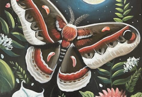 Moth Painting